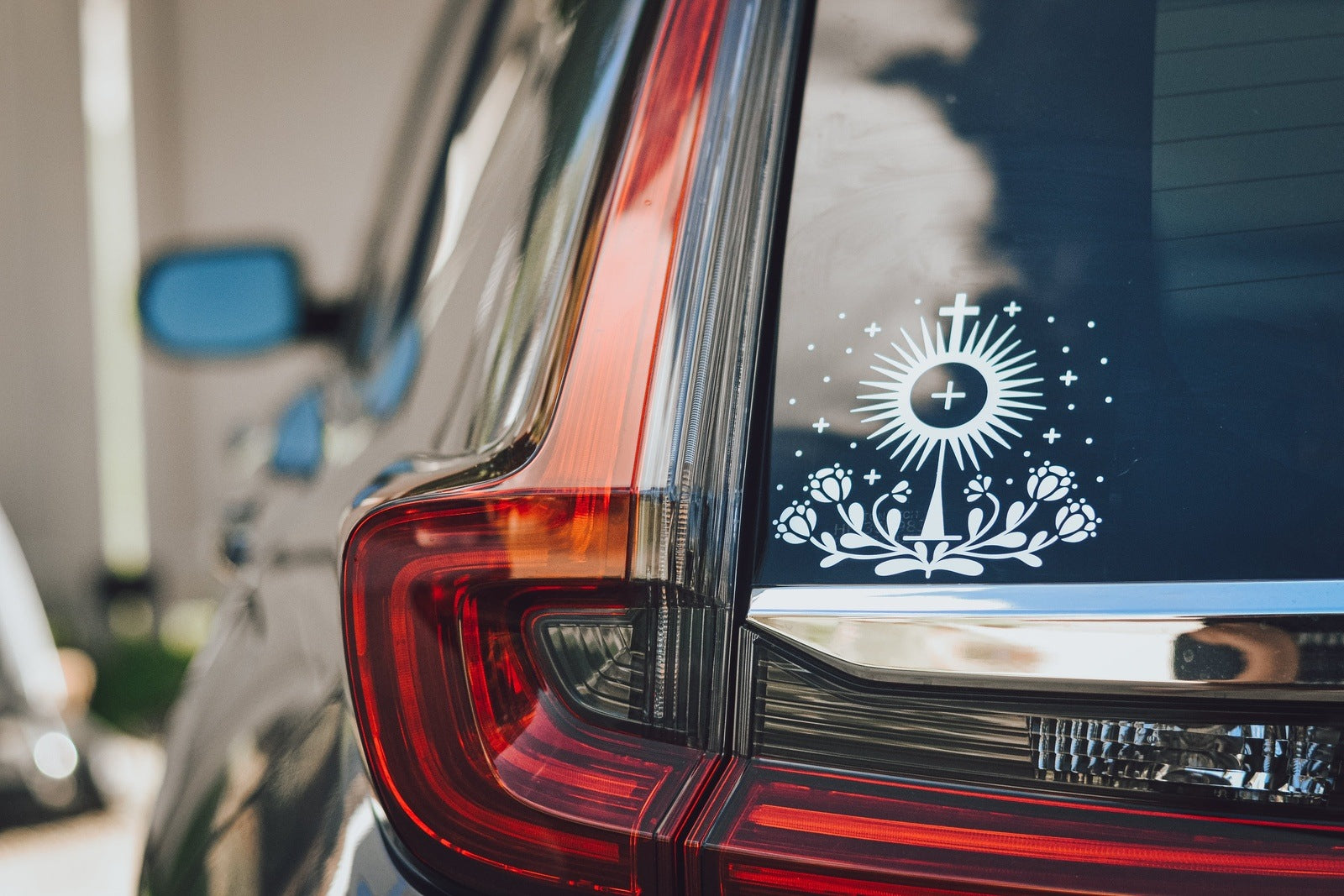 eucharistic revival catholic decal car window