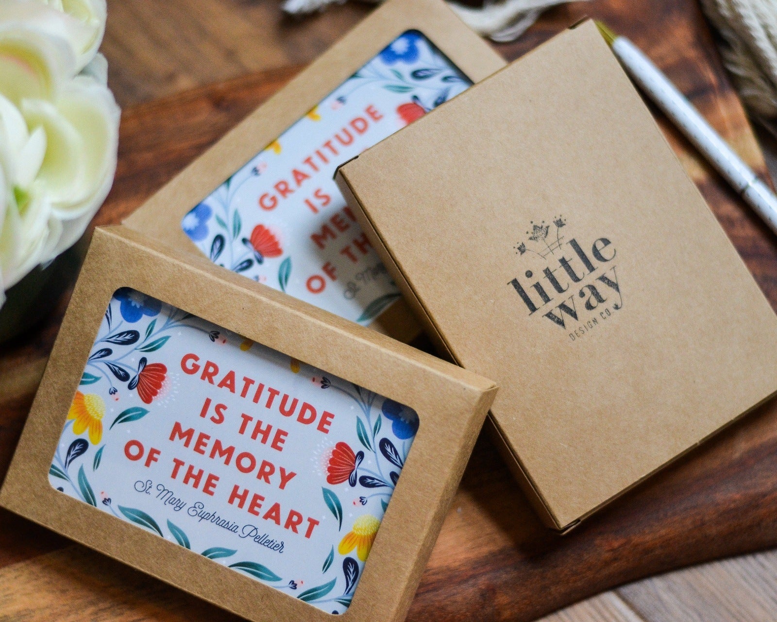 box of catholic thank you cards
