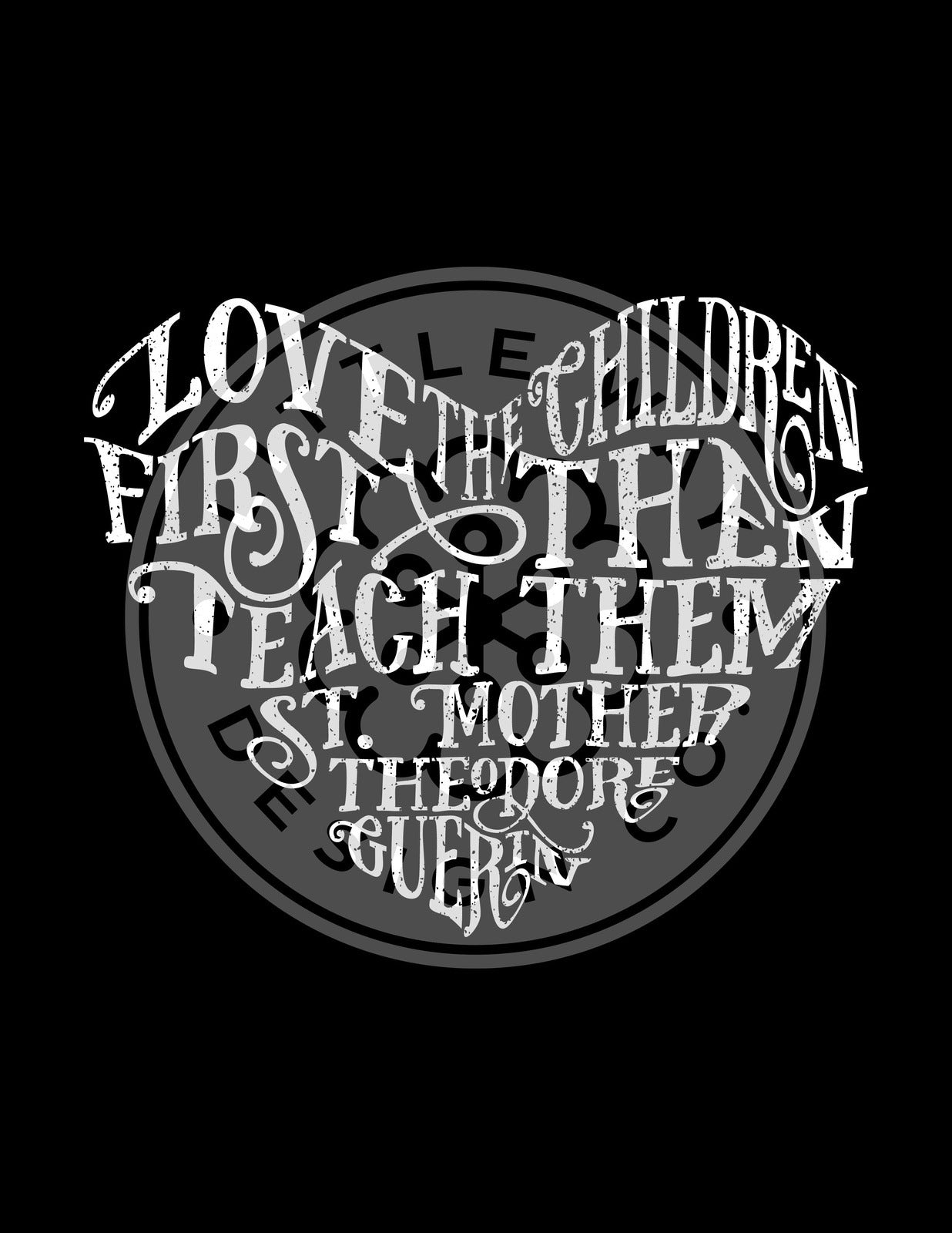 Love The Children Heart Printable - Little Way Design Co.
