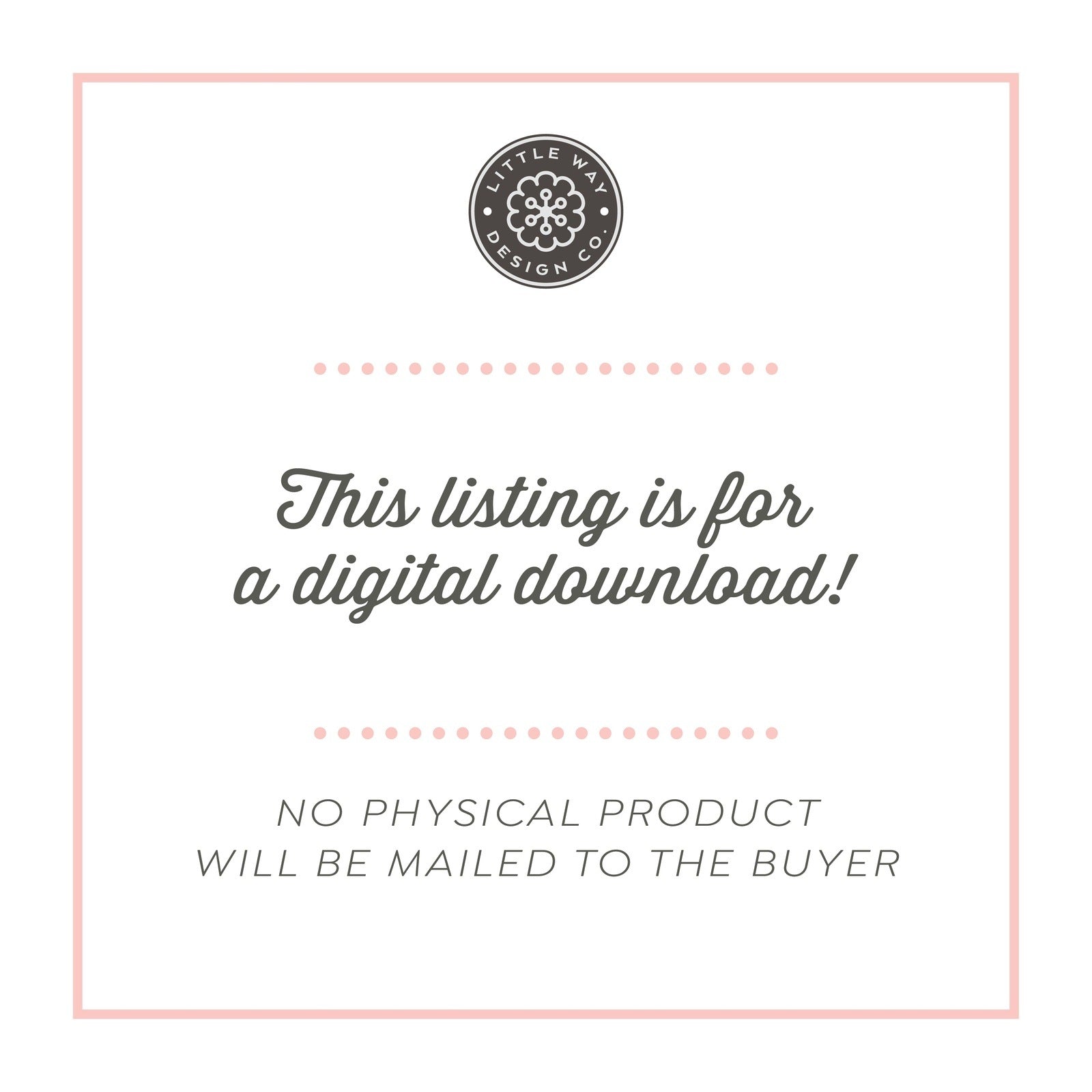 To Love is To Serve Printable - Little Way Design Co.