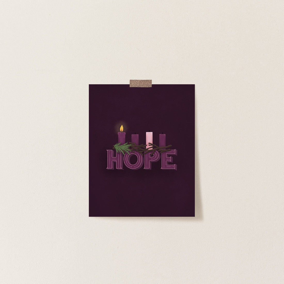 4 - Pack Advent Catholic Prints - Little Way Design Co.