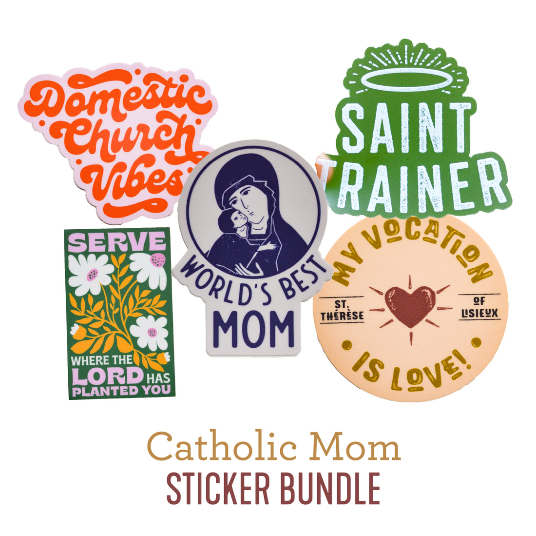 Catholic Mom Sticker Bundle