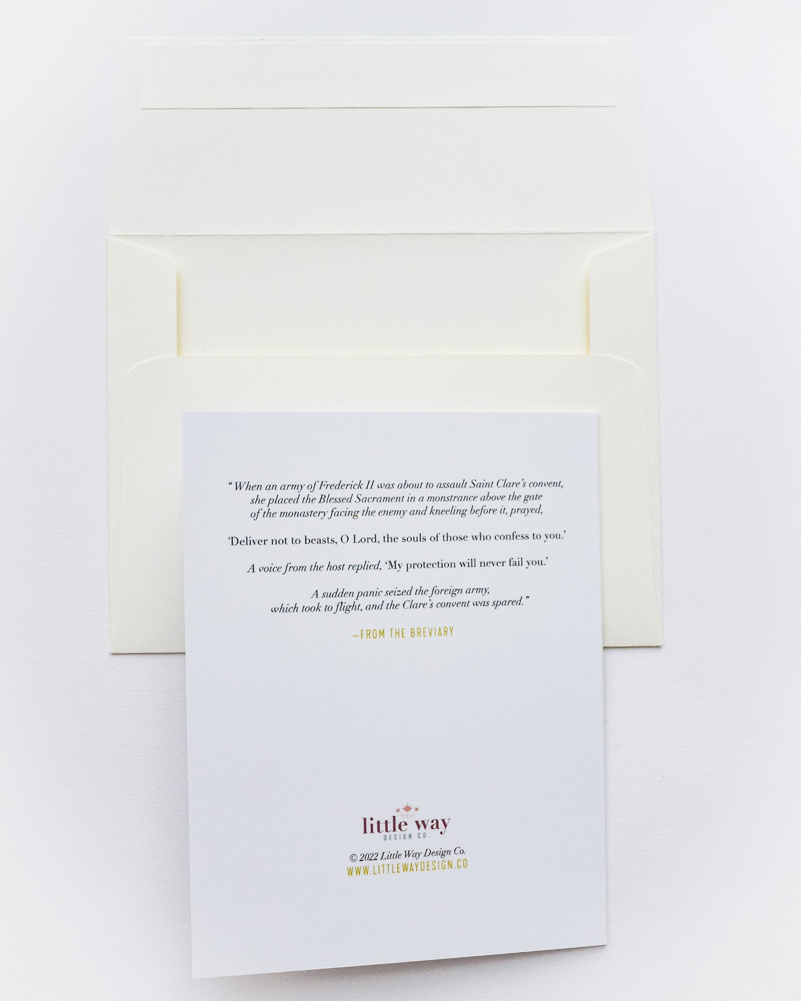 catholic first communion card back