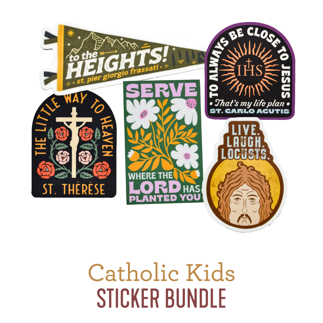 Catholic Kids Sticker Bundle