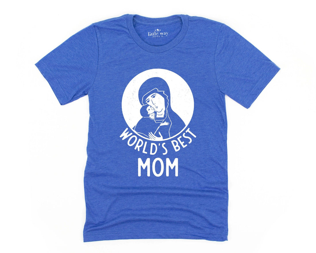 Blessed Mother Catholic T-shirt - Little Way Design Co.