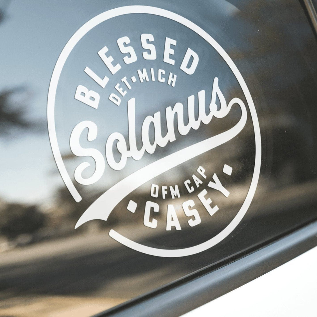 Blessed Solanus Casey Catholic Car Decal - Little Way Design Co.