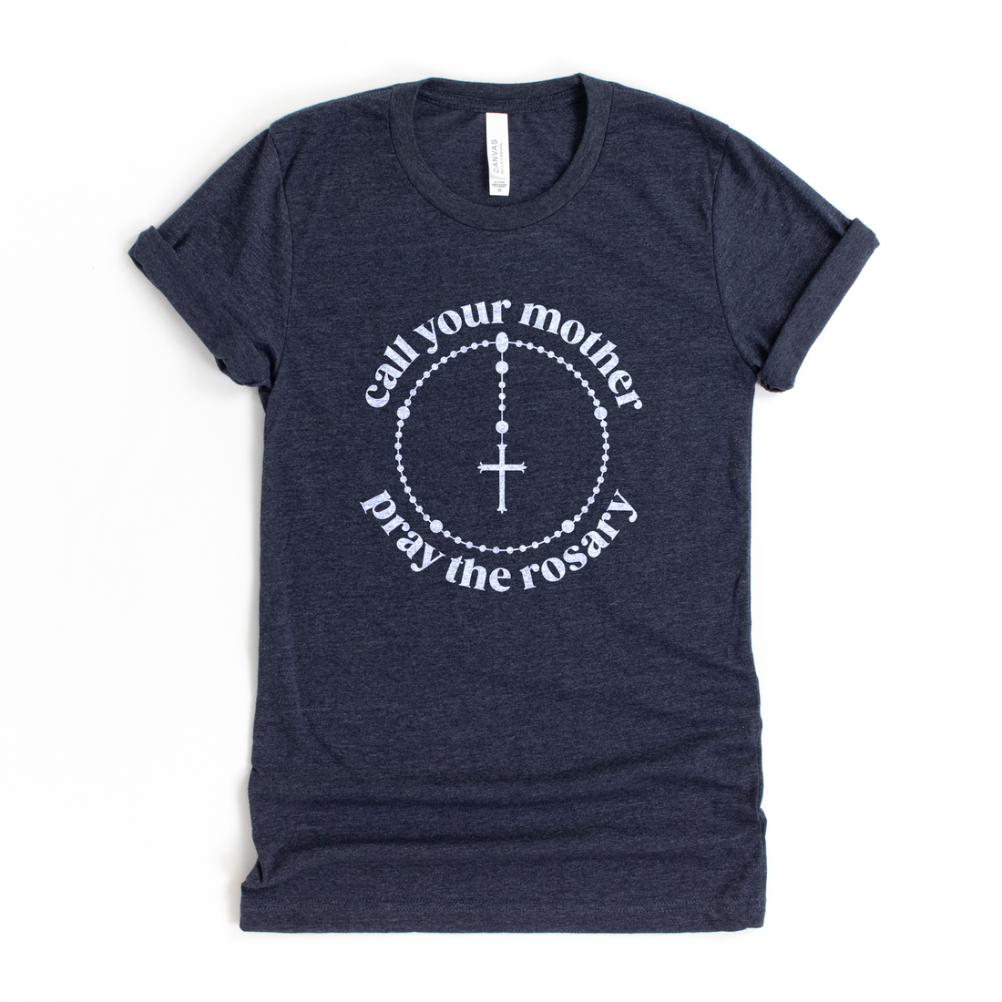 Pray the Rosary Catholic T-shirt