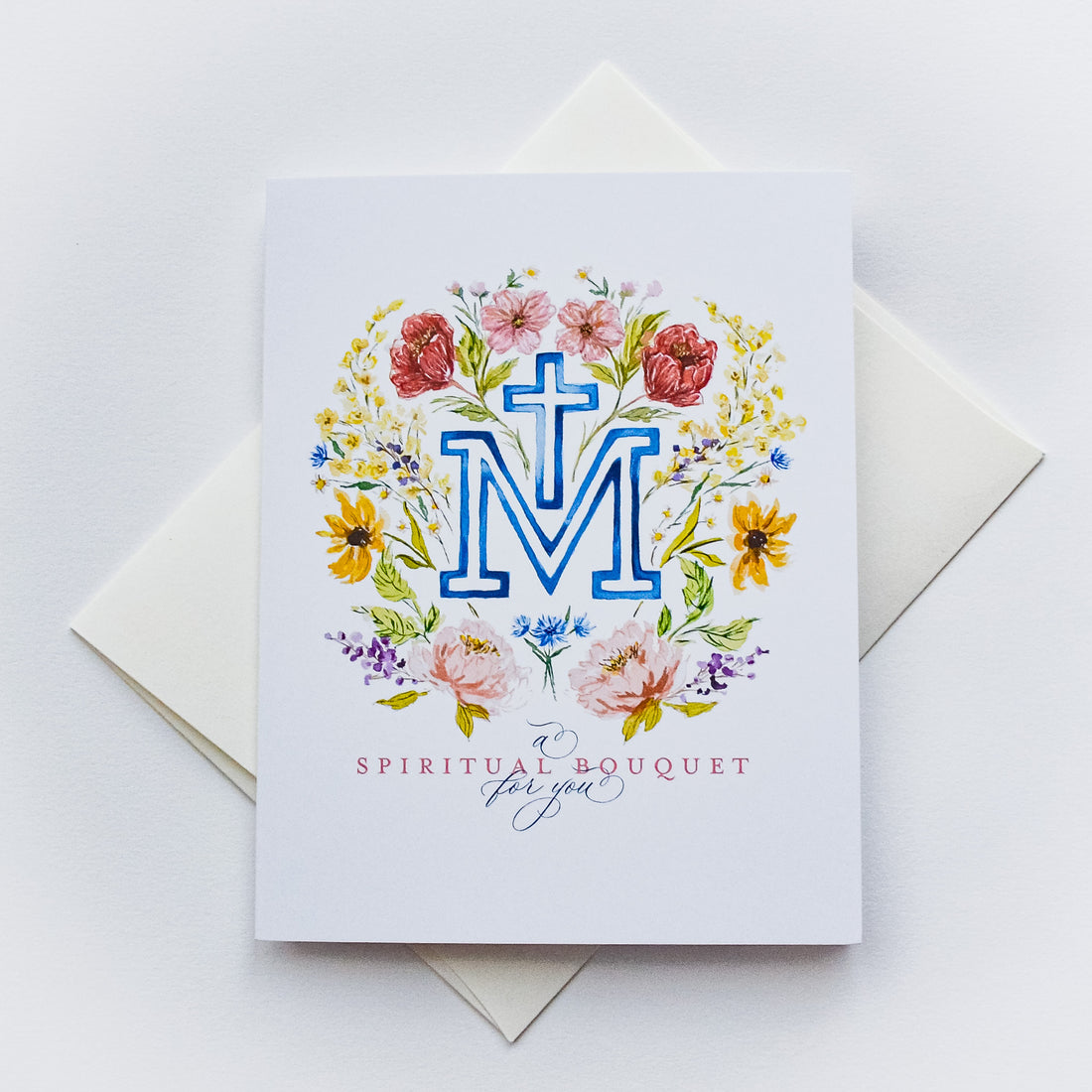 catholic spiritual bouquet card