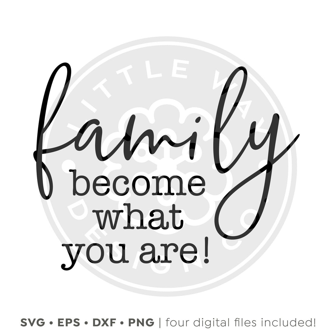 Family John Paul II Quote SVG - Little Way Design Co.