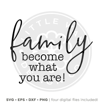 Family John Paul II Quote SVG - Little Way Design Co.
