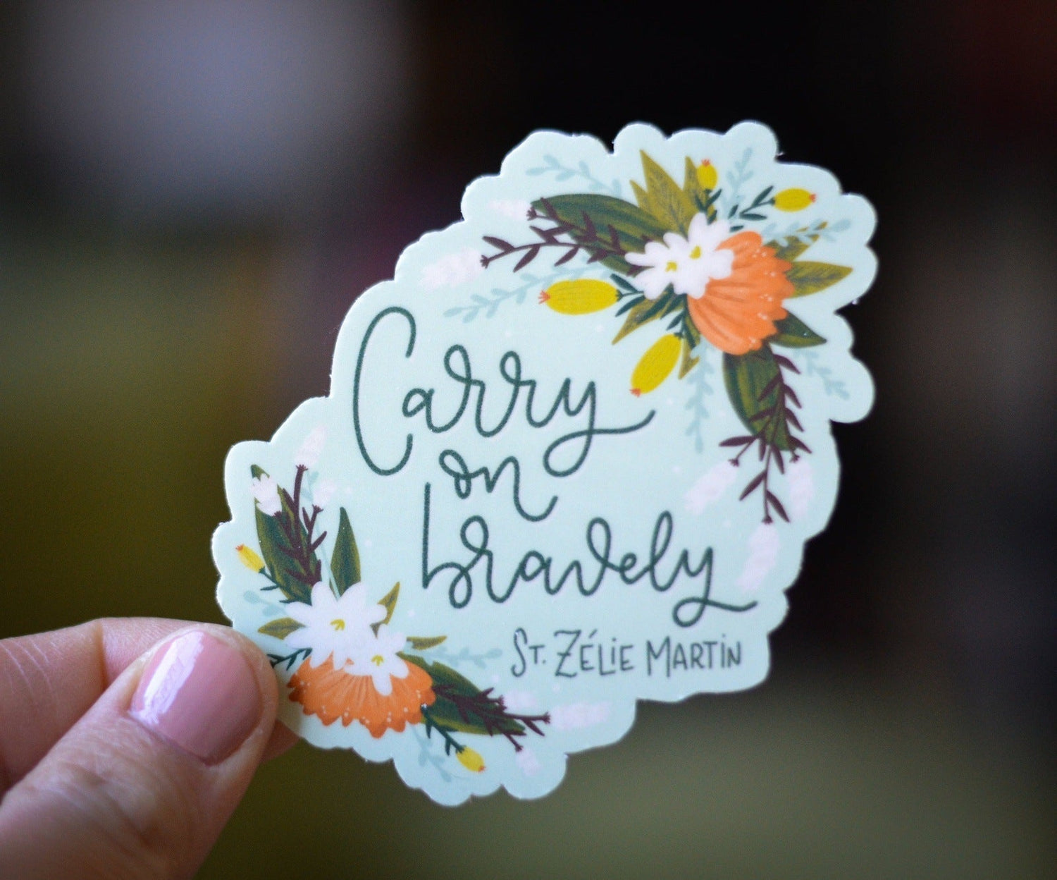 Floral Catholic Sticker Bundle - Little Way Design Co.