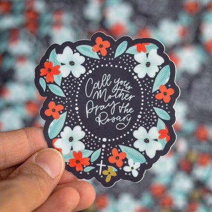 Floral Catholic Sticker Bundle - Little Way Design Co.