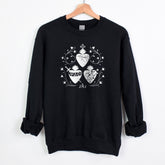 Holy Family Hearts Sweatshirt - Little Way Design Co.