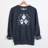 Holy Family Hearts Sweatshirt - Little Way Design Co.