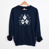 Holy Family Hearts Sweatshirt - Little Way Design Co.