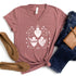 Holy Family Hearts V - neck - Little Way Design Co.