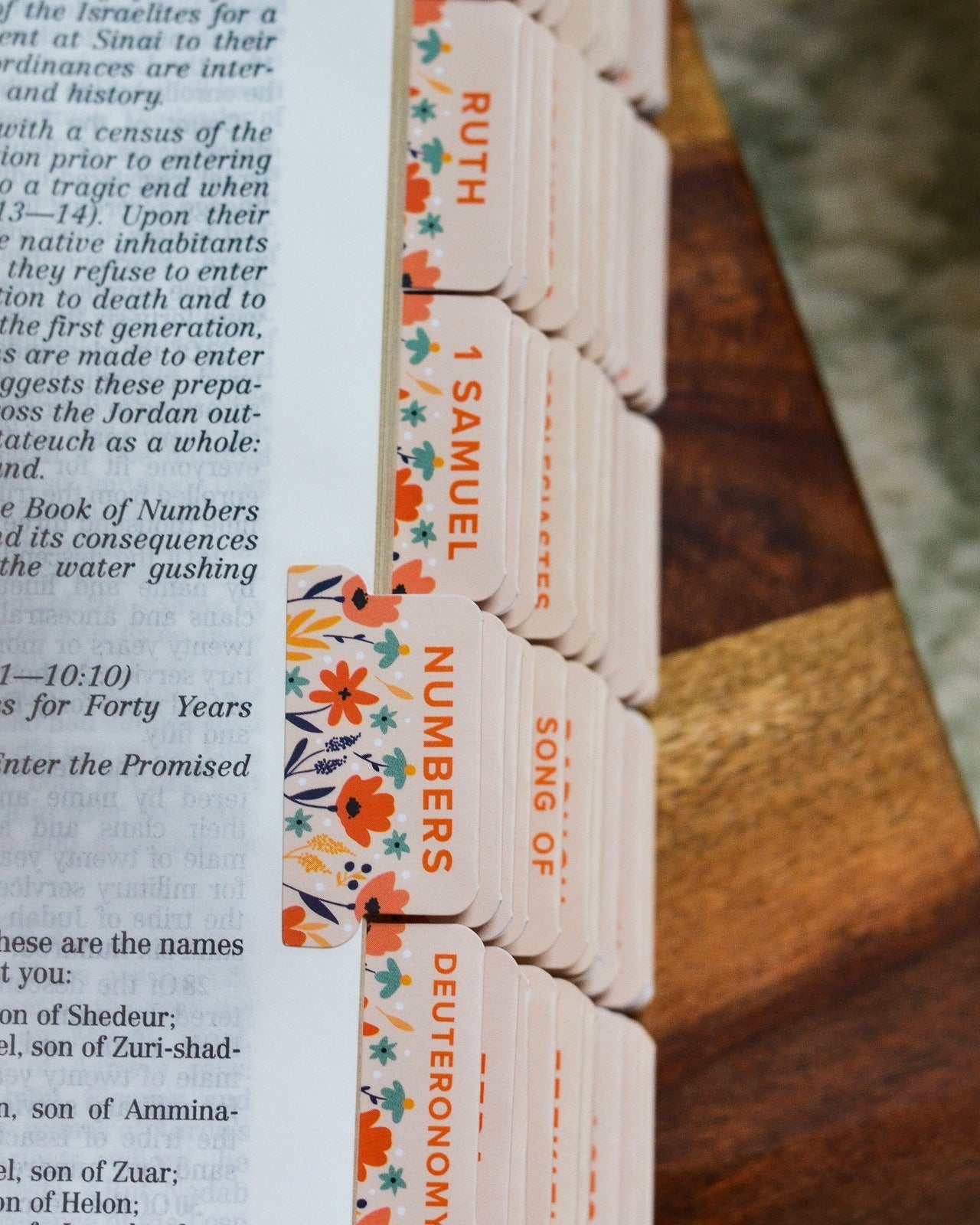 How the Wild Flowers Grow Catholic Bible Tabs - Little Way Design Co.