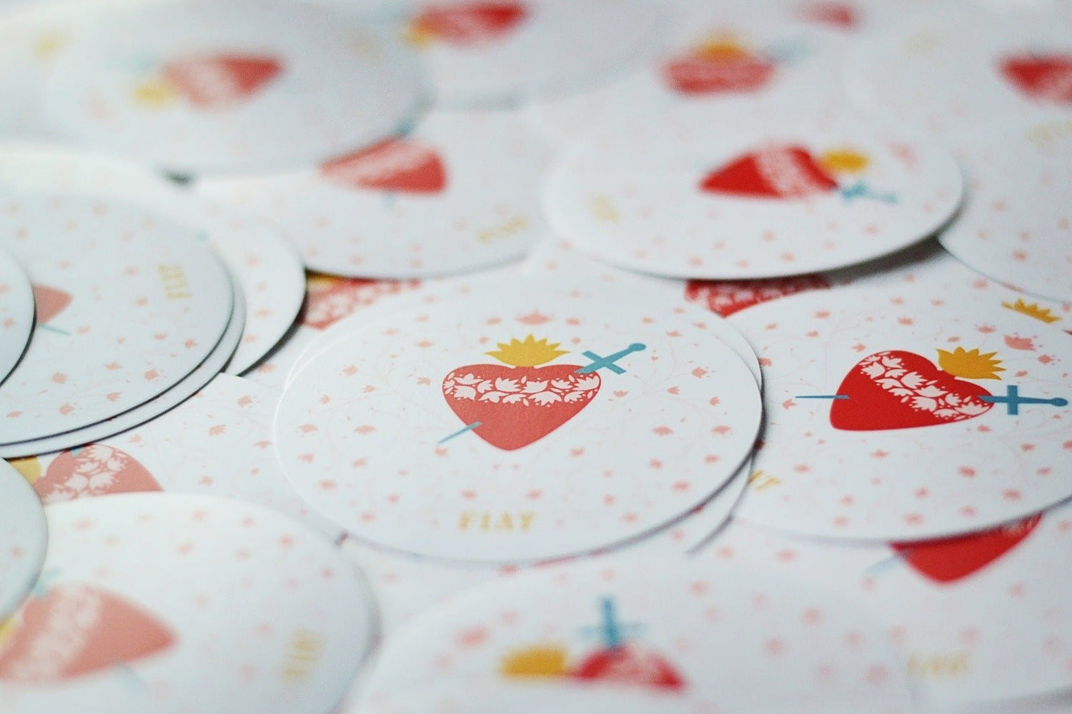 Immaculate Heart Catholic Sticker - Little Way Design Co.