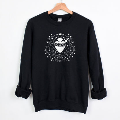 Immaculate Heart Catholic Sweatshirt Crewneck - Little Way Design Co.