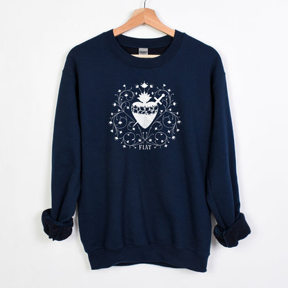 Immaculate Heart Catholic Sweatshirt Crewneck - Little Way Design Co.