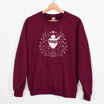 Immaculate Heart Catholic Sweatshirt Crewneck - Little Way Design Co.