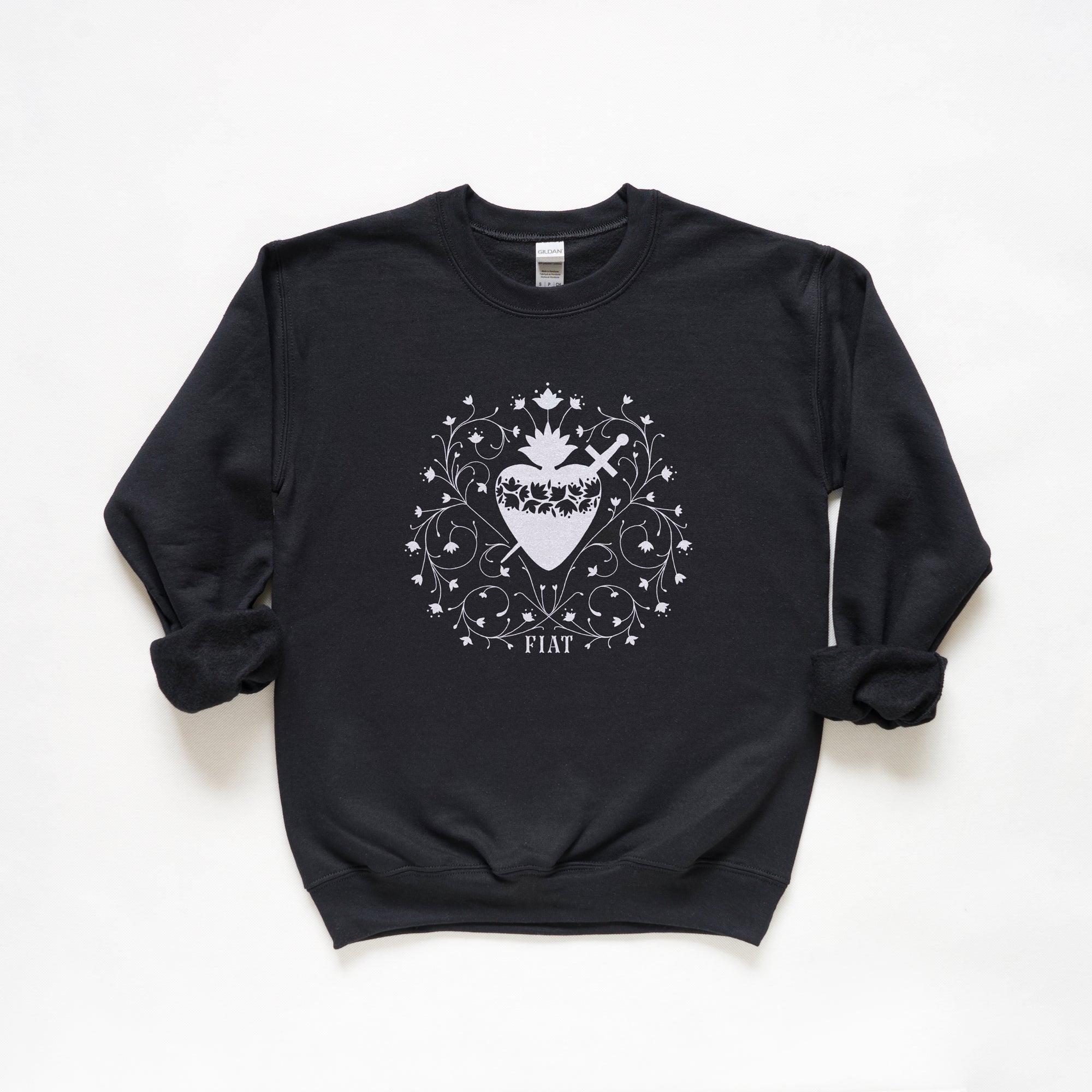 Immaculate Heart Crewneck Sweatshirt - Little Way Design Co.