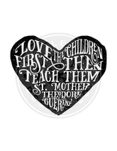 Love The Children Heart Printable - Little Way Design Co.