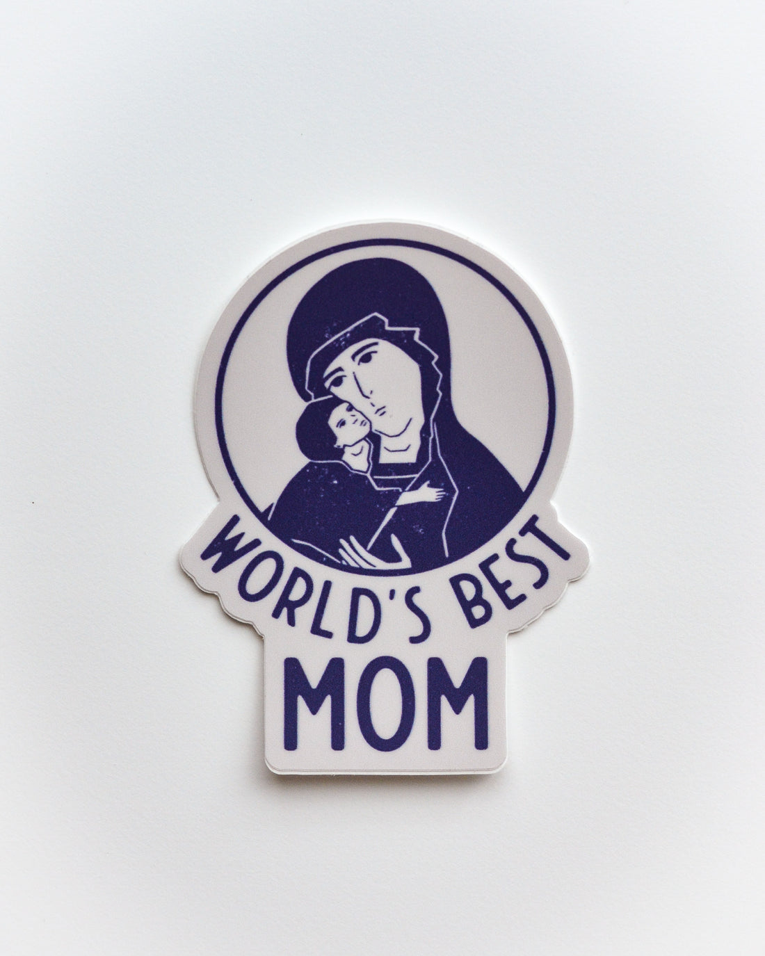 blessed mother virgin mary catholic sticker