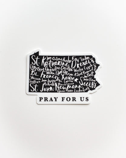 pennsylvania catholic saints sticker