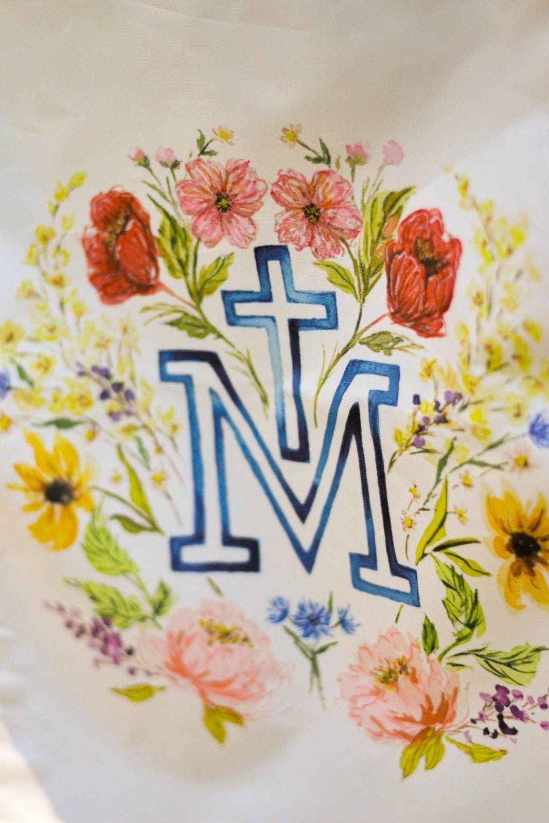 Marian Cross Garden Flag - Little Way Design Co.