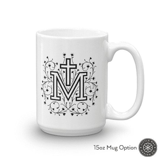 Marian Cross Mug - Little Way Design Co.