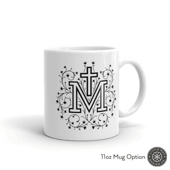 Marian Cross Mug - Little Way Design Co.