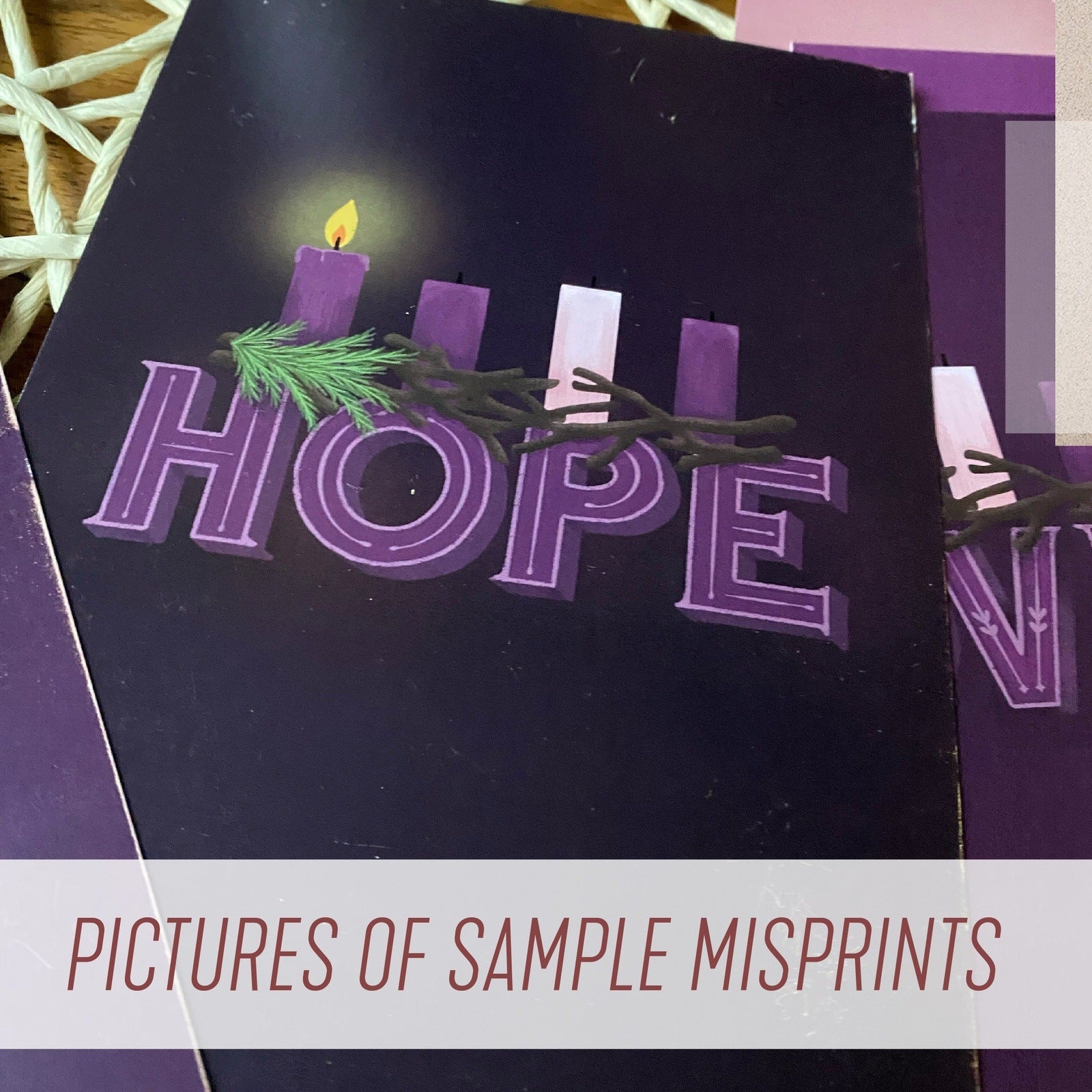 MISPRINT 4 - Pack Advent Catholic Prints - Little Way Design Co.