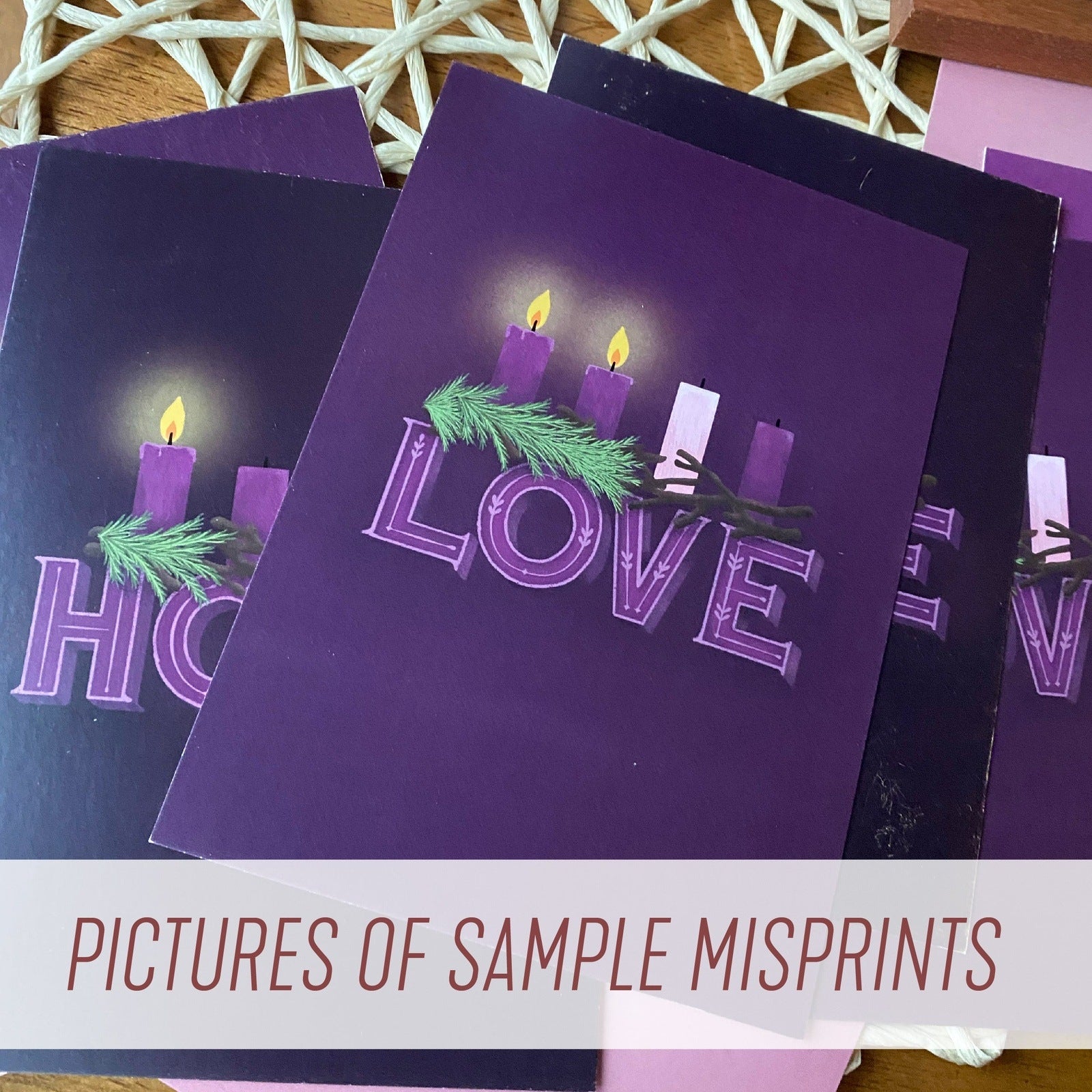 MISPRINT 4 - Pack Advent Catholic Prints - Little Way Design Co.