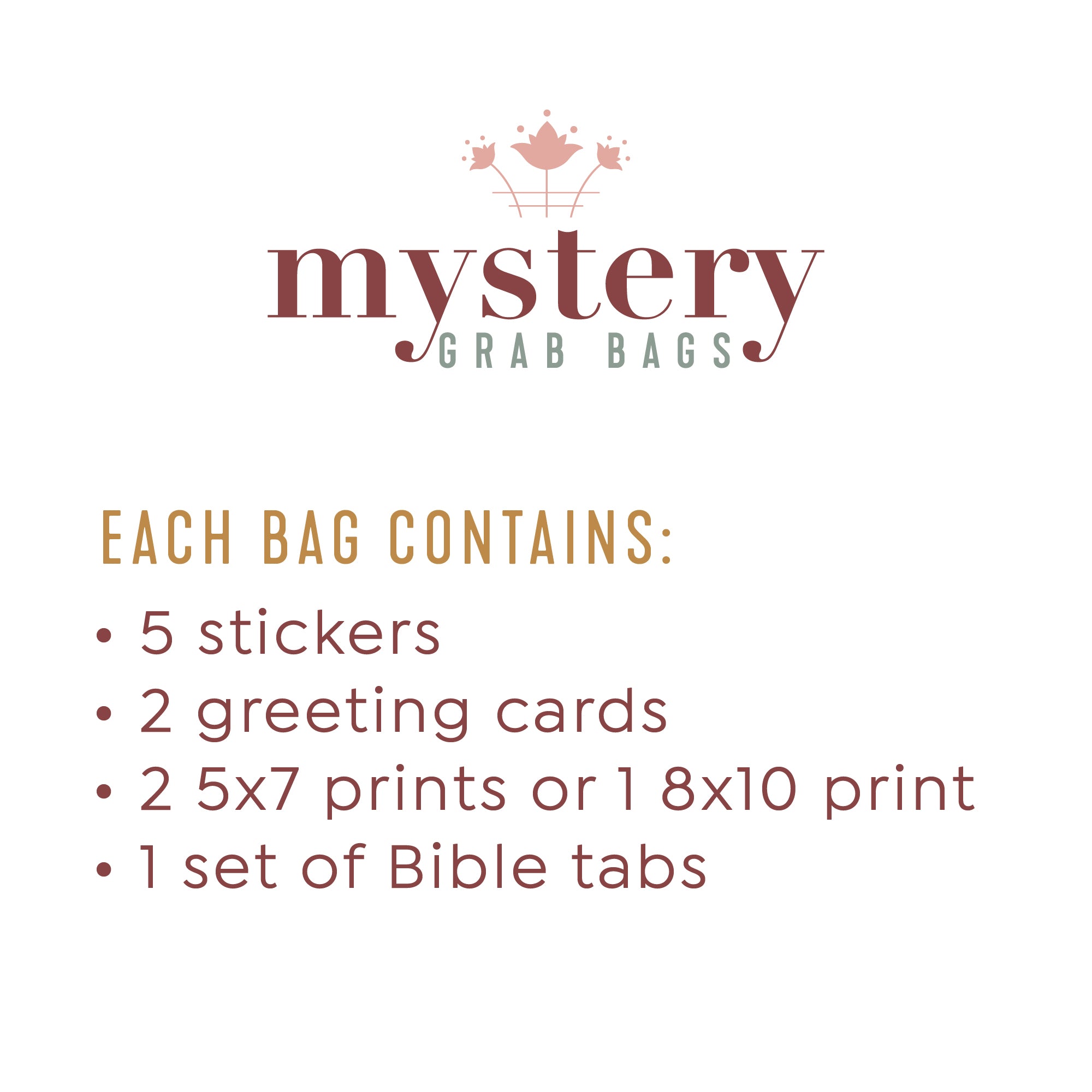 Mystery Grab Bag 50% off