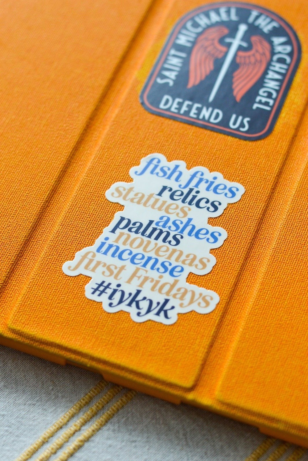 Only Catholic Stuff Sticker - Little Way Design Co.