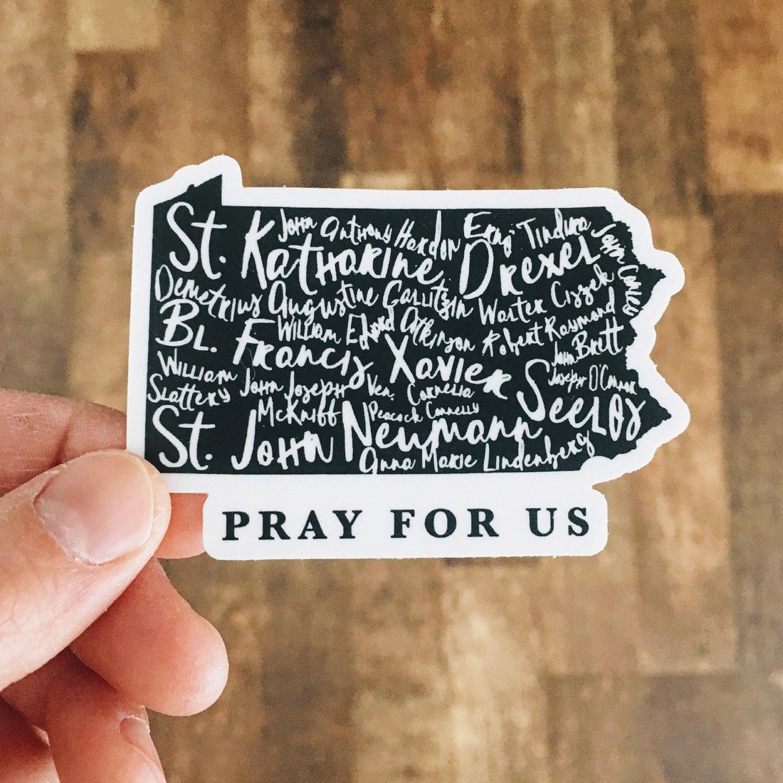 Pennsylvania Saints Catholic Sticker - Little Way Design Co.