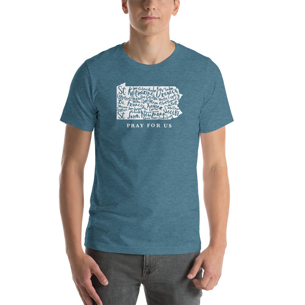 Pennsylvania Saints T-shirt - Little Way Design Co.