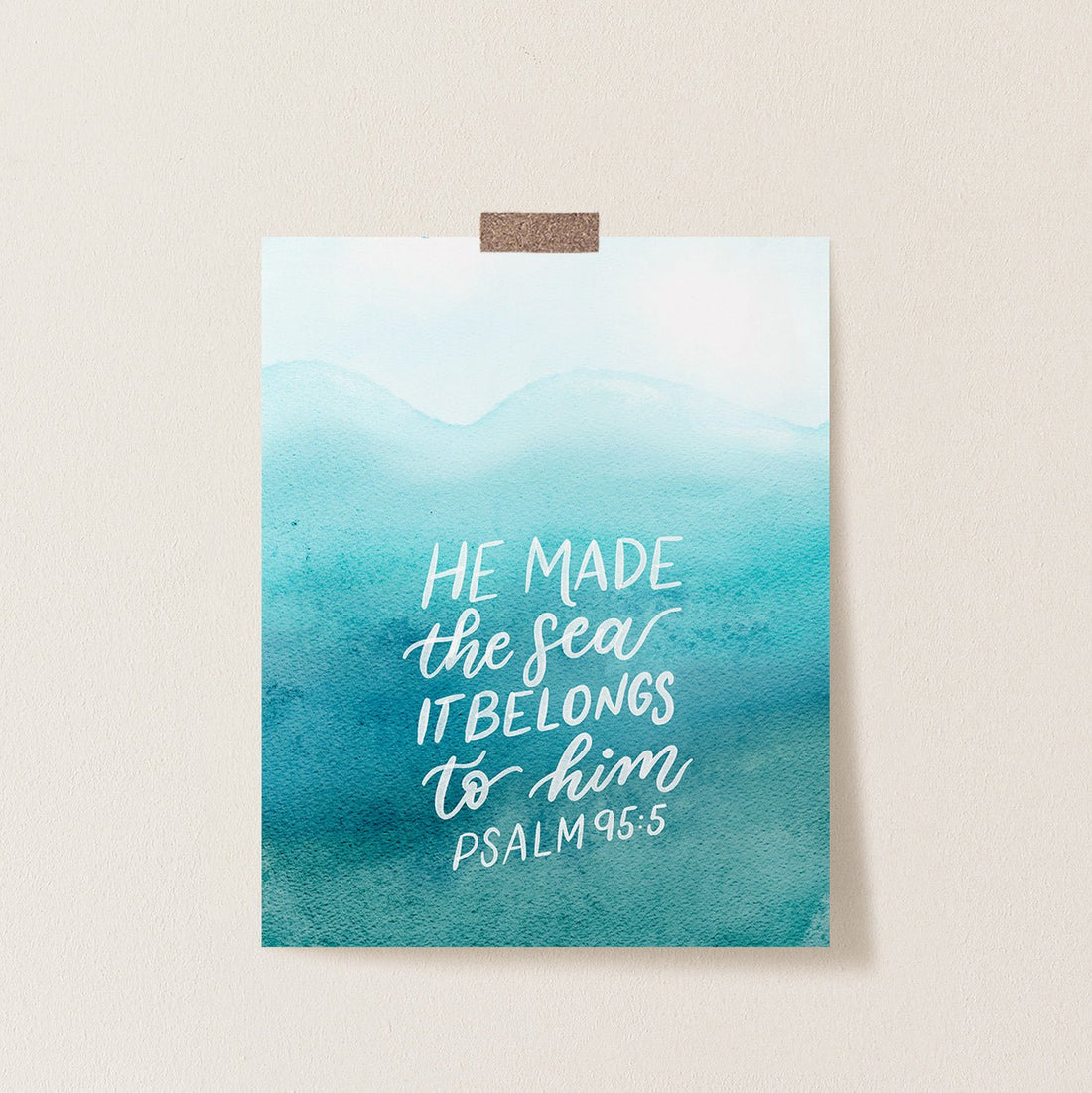 Psalm 95 Catholic Print - Little Way Design Co.