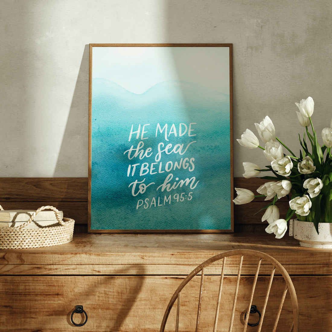 Psalm 95 Catholic Print - Little Way Design Co.