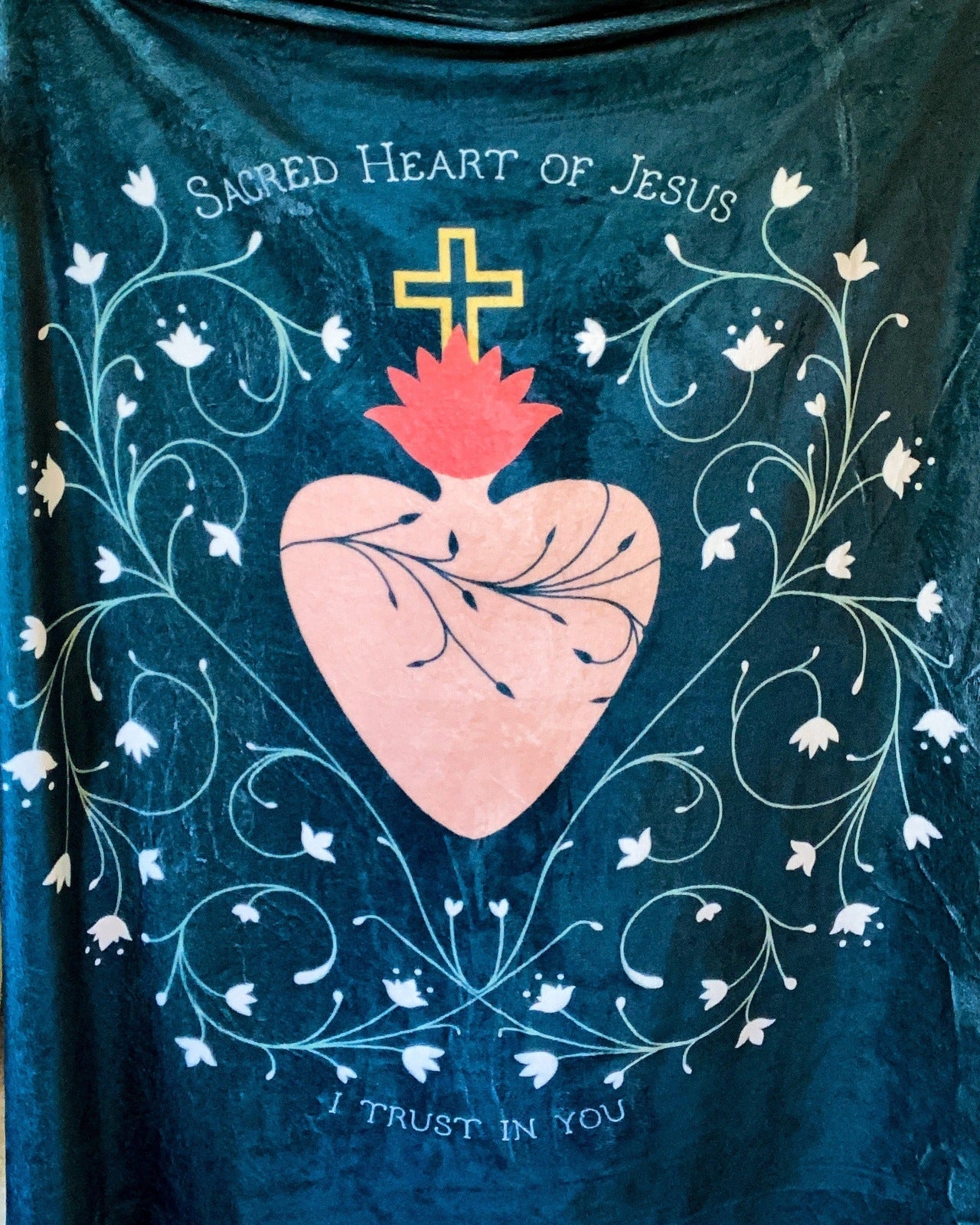 Sacred Heart Blanket - Little Way Design Co.