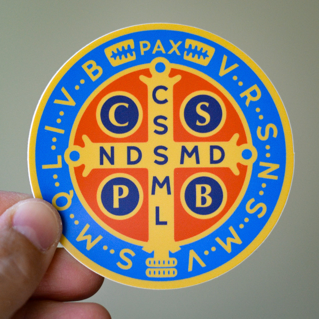 saint benedict medal catholic sticker