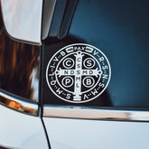 Saint Benedict Medal Catholic Car Decal - Little Way Design Co.