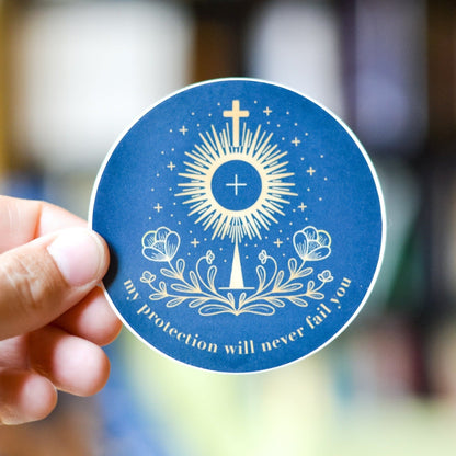 Saint Clare of Assisi Catholic Sticker - Little Way Design Co.