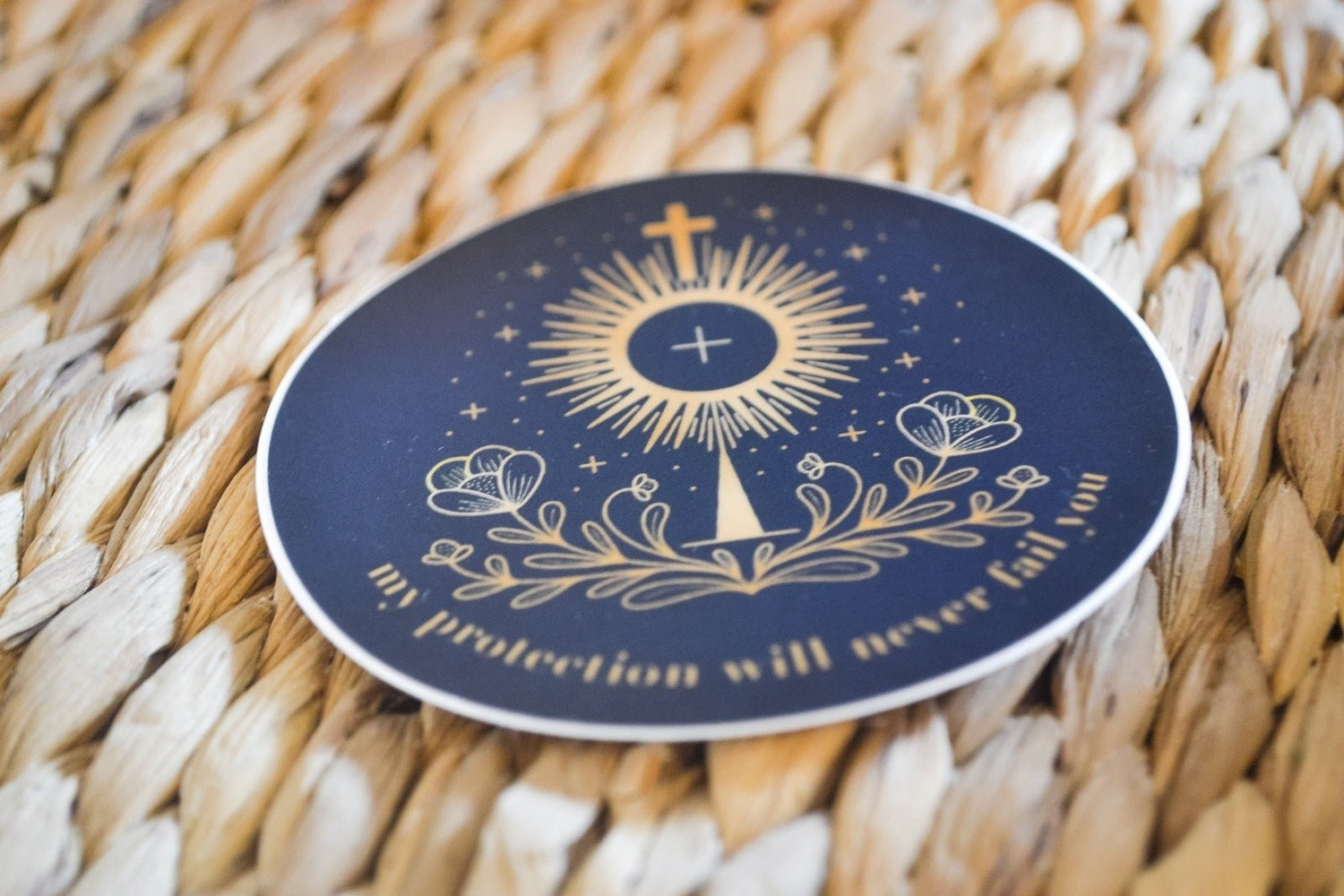 Saint Clare of Assisi Catholic Sticker - Little Way Design Co.