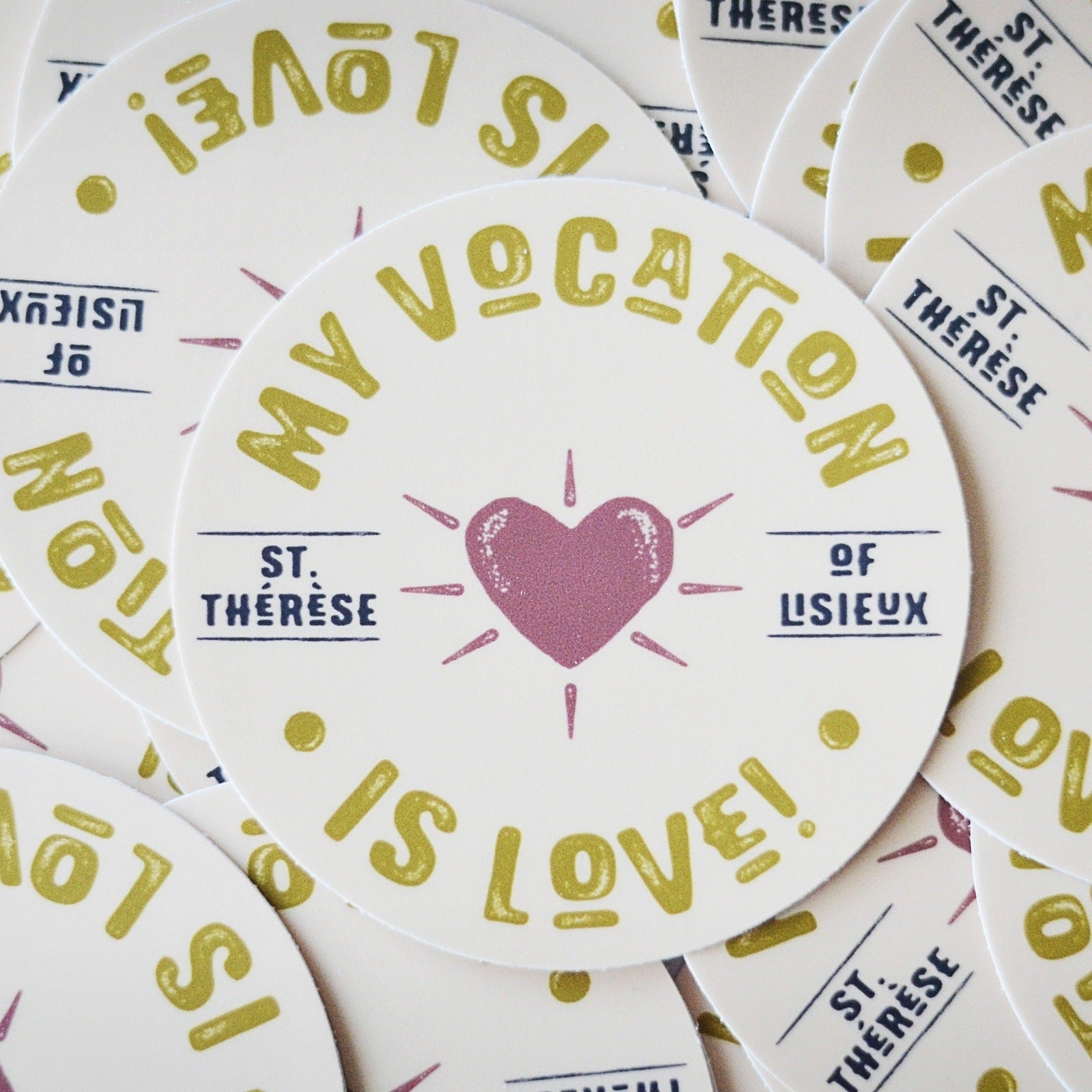 Saint Therese Catholic Sticker - Little Way Design Co.