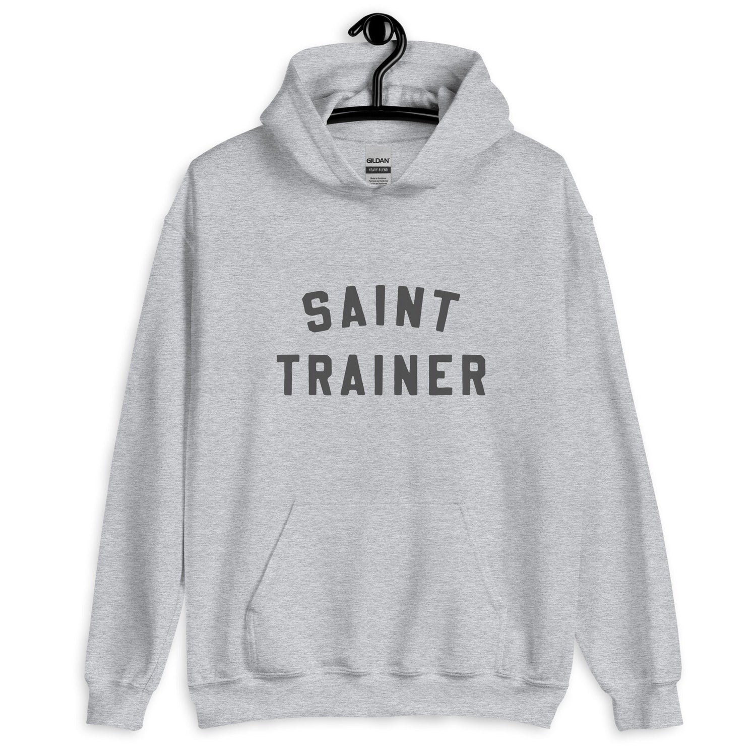 Saint Trainer Catholic Hoodie - Little Way Design Co.