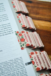 Shower of Roses Catholic Bible Tabs - Little Way Design Co.