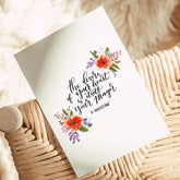 St. Augustine Hand Lettered Printable - Little Way Design Co.