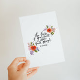 St. Augustine Hand Lettered Printable - Little Way Design Co.